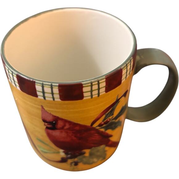Lenox Winter Greeting's Everyday Cardinal Mug, Set of 4 By Catherine McClung - Picture 4 of 4